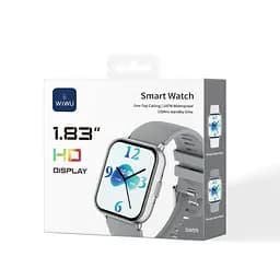 Смарт-годинник WIWU Smart Watch SW09 Silver (6976975619568) - мініатюра 2