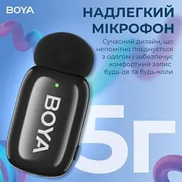 Мікрофон Boya mini-16 Lightning Black (mini-16) - мініатюра 6