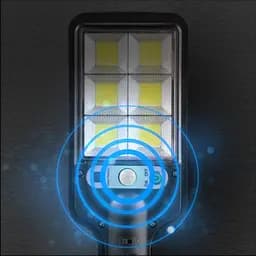 Світильник настінний Intertool LB-0115 акумуляторний вуличний сонячна панель датчик руху світлодіодний - мініатюра 6