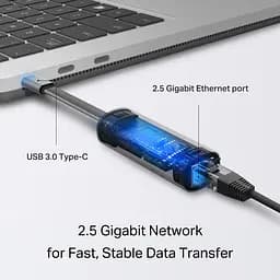 Мережевий адаптер UE302C 1x2, 5GE, USB TypeC TP-Link teh0018063 - мініатюра 7
