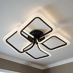 LED-світильник стельовий Diasha WG5146/4BK 65W, 4 модулі, 3 кольори світла, 56x56 см - мініатюра 2