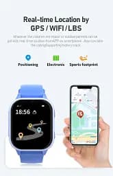 Дитячий смарт-годинник Wonlex KT19 PRO Max годинник-телефон з відеодзвінком GPS WI-FI і SIM-картою Blue (19132) - мініатюра 8