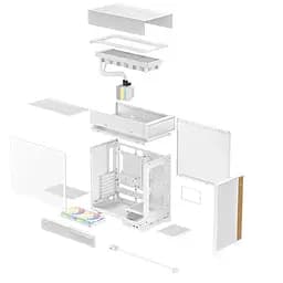 Корпус DeepCool CL6600 White (R-CL6600-WHNNA0-G) - мініатюра 6