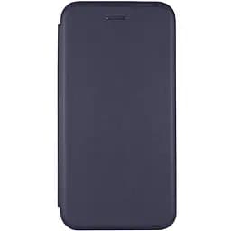 Шкіряний чохол-книжка Classy для Motorola Edge 50 Pro Темно-синій