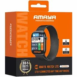 Смарт-годинник Amaya X10 Mini Smart sports watch (call version) Black - мініатюра 2