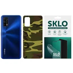 Захисна гідрогелева плівка SKLO Back (тил) Camo для Realme C20 Коричневий / Army Brown