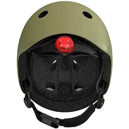 Шолом захисний дитячий Scoot and Ride з ліхтариком 51-53 см оливковий (SR-190605-OLIVE) - мініатюра 8