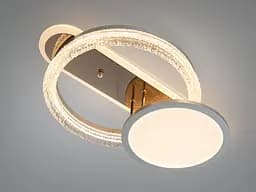 Стельова LED люстра золото 73 W з пультом 3 режими - мініатюра 2