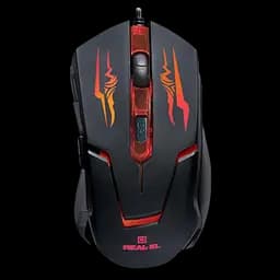 Миша REAL-EL RM-520 Gaming RGB Black (EL123200020) - мініатюра 1
