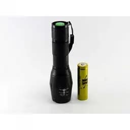 Ручний акумуляторний ліхтар Bailong з режимом стробоскоп POLICE BL 1831 T6 50000W 1000 Lumen - мініатюра 4