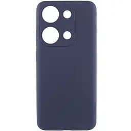 Чохол Lakshmi Silicone Cover Full Camera (AAA) для Xiaomi Redmi Note 14S Темно-синій / Midnight blue
