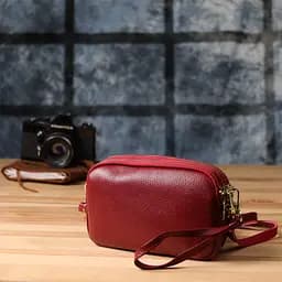 Сумка для жінок Vintage на три відділення з натуральної шкіри 19х12х6.5 см sum0027533 - мініатюра 10