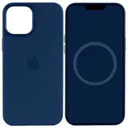 Чохол Epik Silicone case AAA with Magsafe and Animation для Apple iPhone 15 Pro 6.1 Синій/Storm Blue