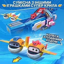 Ігрова фігурка-трансформер Super Wings Transform-a-Bots Такі (Taki) 5 см (YW780058) - мініатюра 6