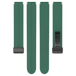 Ремінець Line Magnetic для Xiaomi Mi Band 9/8/10 Зелений / Green - мініатюра 3