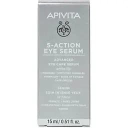 Сироватка інтенсивного догляду Apivita 5 Action Eye Serum 5 в 1 для шкіри навколо очей, 15 мл - мініатюра 2