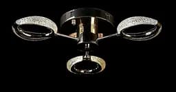 Люстра стельова LED Splendid Ray LT9861/3, 80W, золото, білий, сучасний стиль, з пультом, димер - мініатюра 3