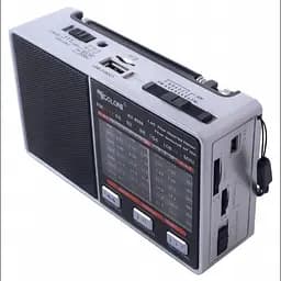 Радіоприймач Golon RX-8866 з акумулятором, колонка з FM/AM/SW/TV, ліхтариком, USB, microSD - мініатюра 2