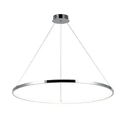 Люстра стельова LED Levistella 7529832-1 CHROME LED (800), 60W, три режими світла, хромований метал, сучасний стиль - мініатюра 2
