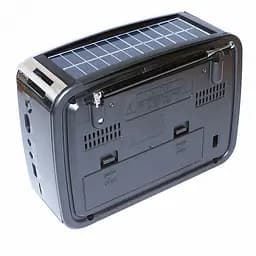 Радіоприймач Bluetooth із сонячною панеллю сірий портативна колонка радіо Golon RX-455S - мініатюра 4