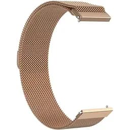 Ремінець DK CDK для Xiaomi Amazfit GTR 42mm 20mm Metal Milanese Loop Magnetic (09649) (rose gold) - мініатюра 2