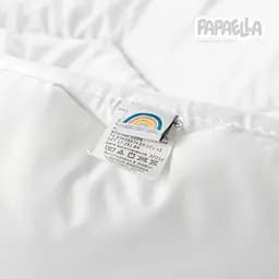 Набір в ліжечко Papaella Comfort: ковдра 135x100 см + подушка 60х40 см (8-29611 білий) - мініатюра 8