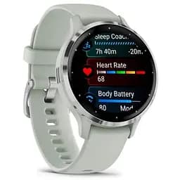 Смарт-годинник Garmin Venu 3s Silver Stainless Steel Bezel with Sage Gray Case and Silicone Band (010-02785-51) - мініатюра 3