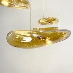 Стельова люстра Amber Water Drops AM Line.F S 17G-600 AM - мініатюра 5
