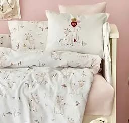 Дитячий набір в ліжечко для немовлят Karaca Home - Doe pembe рожевий (10 предметів) - мініатюра 3
