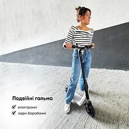 Електросамокат OKAI Zippy ES50С Black 8" 250W/500W, 5.2Ah, 20 km, 25 km/h, 10°, 13.5 kg (ES50C-B) - мініатюра 7