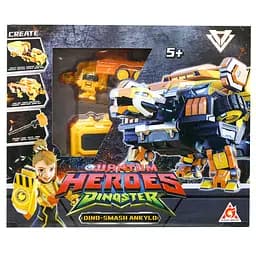 Динозавр-трансформер Dinoster - Мега Дино-Смеш Анкіло - мініатюра 5