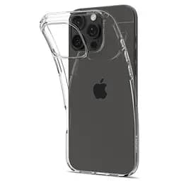 Чохол Spigen Crystal Flex Crystal Clear для iPhone 16 Pro (ACS08159) - мініатюра 5