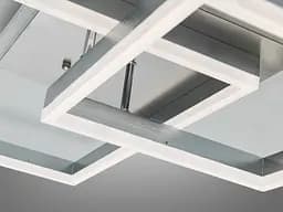 Стельова LED люстра хром мат 84Вт пульт 14м² - мініатюра 5