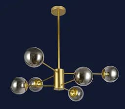 Люстра Levistella 7526033-6 GD+BK - мініатюра 2