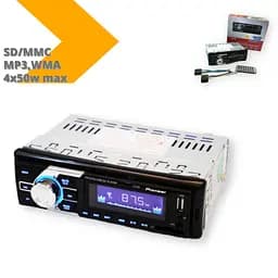 Автомагнітола Pioneer 1276 MP3 SD USB AUX FM чорний (1276_437) - мініатюра 2