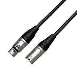 Мікрофонний кабель XLR Male — XLR Female Castha CCAM1BK3 3м - мініатюра 2
