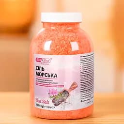 Морская соль Bisheffect с розовым деревом для ванн, 1300 г – расслабление, уход и природная гармония