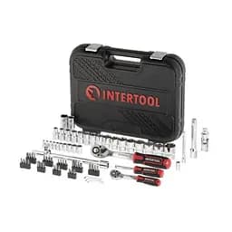 Набір інструментів 73 од. Storm, 1/2", 1/4", Cr-V Intertool ET-8073 - мініатюра 3
