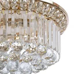 Люстра Brille торт стельова з підсвічуванням LED E14 40W Glass (BCL-610C/3) - мініатюра 2
