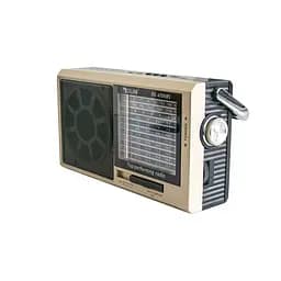 Радіоприймач із сонячною панеллю та батарейками чорний ФМ Golon RX-4700BS - мініатюра 3
