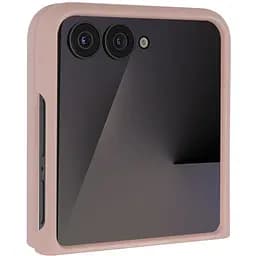 Чехол Foldables Silicone Cover Lakshmi (AAA) для Motorola Razr 50 Ultra Розовый / Pink Sand