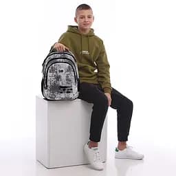 Рюкзак GoPack Teens 162M-3 Сірий (GO26-162M-3) - мініатюра 18
