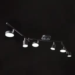 Світильник Brille спот HTL-215/6 LED 42W WW+NW+CW BK - мініатюра 6