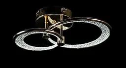 Люстра стельова LED Splendid Ray LT98120/1+1, 2 лампи, золото, білий, сучасний стиль для дому - мініатюра 3