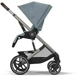 Прогулянкова коляска Cybex Balios S Lux TPE Stormy Blue з бампером (524001195) - мініатюра 7