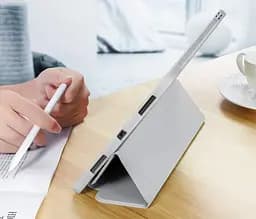 Чохол-книжка CDK для Apple iPad Air 10.9" 4gen 2020 екокожа/силікон Smart Case cлот стилус (011190) grey - мініатюра 6