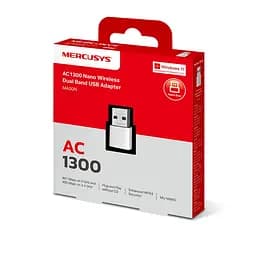 Адаптер WiFi MA30N AC1300, USB Mercusys teh0017362 - мініатюра 9