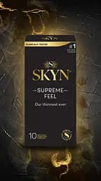 Презервативи Skyn Supreme Feel 10 шт ультратонкі, без латексу, з максимальним зволоженням - мініатюра 3