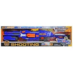 Детский Бластер Дробовик с мягкими шарами 20 штук, на батарейках, в коробке JBY-002 р.74,2*6,5*22см.
