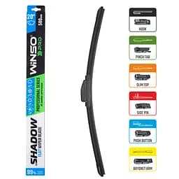 Безкаркасна щітка Winso Pro Shadow 20/500 мм (117500) - мініатюра 3